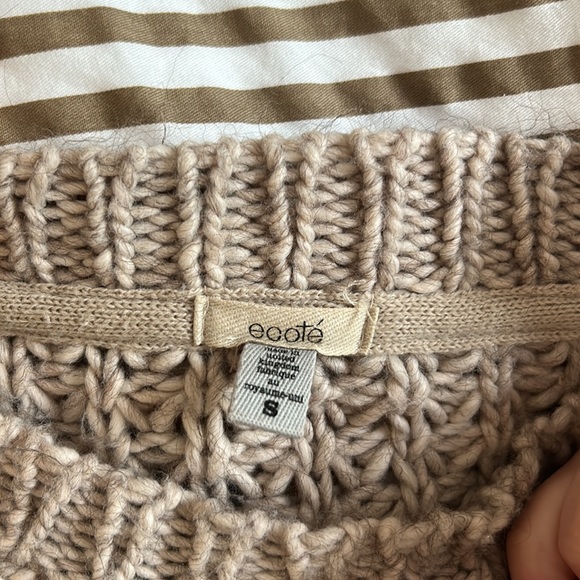 free people knit crop sweater - Picture 3 of 3